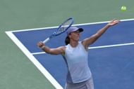 Iga Swiatek pictured at the 2025 Korea Open | Image Source: Getty
